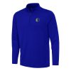 Antigua Dallas Mavericks Elegant Blue Reprocess Quarter Zip Top
