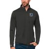Antigua Dallas Mavericks Charcoal Fabulous Tribute Quarter Zip Pullover Top