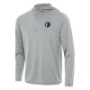 Antigua Stylish Dallas Mavericks Heather Gray Tidy Quarter Zip Hoodie