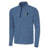 Antigua Dallas Elegant Mavericks Heather Navy Cause Quarter Zip Top