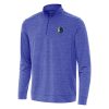 Antigua Dallas Eye - catching Mavericks Heather Royal Bright Quarter Zip Top