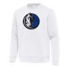 Antigua Dallas Mavericks White Relevant Gorgeous Pullover Sweatshirt