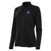 Antigua Dallas Mavericks Women's Fabulous Black Reprocess Quarter Zip Top