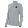 Antigua Dallas Mavericks Gorgeous Women's Gray Intent Quarter Zip Top
