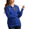 Antigua Dallas Mavericks Women's Royal Victory Full Stylish Zip Hoodie