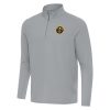 Antigua Denver Nuggets Gray Intent Quarter Zip Top Eye - catching