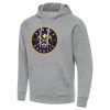 Antigua Denver Nuggets Heather Gray Unique Big & Tall Victory Raglan Pullover Hoodie
