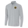 Antigua Stylish Denver Nuggets Heather Gray Bright Quarter Zip Top