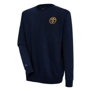 Antigua Denver Trendy Nuggets Navy Victory Pullover Sweatshirt
