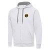 Antigua Denver Nuggets White Big Trendy & Tall Victory Full Zip Hoodie Jacket