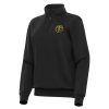Antigua Denver Nuggets Women's Black Victory Quarter Zip Sweatshirt Unique