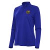 Antigua Denver Nuggets Women's Blue Reprocess Quarter Stylish Zip Top