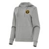 Antigua Denver Nuggets Women's Stylish Heather Gray Justice Pullover Hoodie