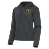 Antigua Denver Nuggets Women's Pewter Contemporary Quarter Zip Stylish Hoodie