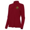 Antigua Denver Nuggets Women's Red Intent Unique Quarter Zip Top
