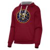 Antigua Denver Eye - catching Nuggets Women's Red Victory Pullover Hoodie