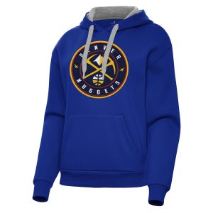 Antigua Denver Nuggets Women's Royal Victory Pullover Hoodie Gorgeous