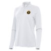 Antigua Denver Nuggets Women's White Eye - catching Reprocess Quarter Zip Top