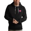 Antigua Detroit Pistons Black Gorgeous Victory Pullover Hoodie