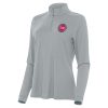 Antigua Detroit Pistons Women's Elegant Gray Intent Quarter Zip Top