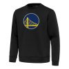 Antigua Golden State Gorgeous Warriors Black Relevant Pullover Sweatshirt