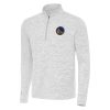 Antigua Golden Stylish State Warriors Gray Cause Quarter Zip Top