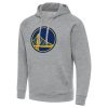 Antigua Golden State Warriors Heather Gray Big & Tall Stylish Victory Raglan Pullover Hoodie