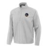 Antigua Golden State Warriors Heather Gray Brisk Quarter Zip Windbreaker Trendy