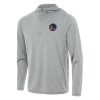 Antigua Unique Golden State Warriors Heather Gray Tidy Quarter Zip Hoodie