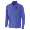 Antigua Golden Trendy State Warriors Heather Royal Bright Quarter Zip Top