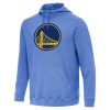 Antigua Golden State Warriors Heather Royal Cloud Premium Pullover Hoodie