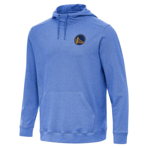 Antigua Stylish Golden State Warriors Heather Royal Cloud Pullover Hoodie