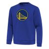 Antigua Chic Golden State Warriors Royal Relevant Pullover Sweatshirt
