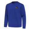 Antigua Golden State Stylish Warriors Royal Relevant Pullover Sweatshirt