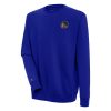 Antigua Golden State Premium Warriors Royal Victory Pullover Sweatshirt