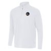 Antigua Golden State Warriors White Intent Gorgeous Quarter Zip Top