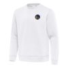 Antigua Golden State Warriors White Relevant Premium Pullover Sweatshirt
