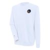 Antigua Golden Unique State Warriors White Victory Pullover Sweatshirt