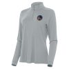 Antigua Elegant Golden State Warriors Women's Gray Intent Quarter Zip Top