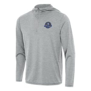 Antigua Heather Gray 2025 Stylish NBA All Star Game Tidy Quarter Zip Hoodie