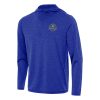 Antigua Heather Royal 2025 NBA All Star Game Tidy Quarter Zip Eye - catching Hoodie