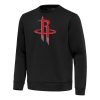 Antigua Houston Unique Rockets Black Relevant Pullover Sweatshirt