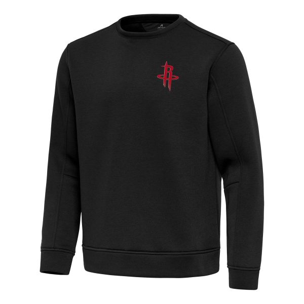 Antigua Houston Rockets Black Stylish Relevant Pullover Sweatshirt