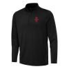Antigua Houston Rockets Black Trendy Reprocess Quarter Zip Top