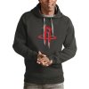 Antigua Houston Rockets Charcoal Team Gorgeous Logo Victory Pullover Hoodie