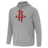 Antigua Houston Rockets Heather Gray Cloud Pullover Hoodie Trendy