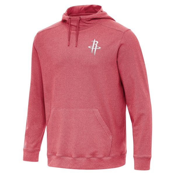 Antigua Houston Rockets Heather Red Cloud Stylish Pullover Hoodie