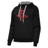 Antigua Houston Rockets Women's Black Elegant Victory Pullover Hoodie