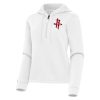Antigua Houston Rockets Women's White Contemporary Quarter Zip Hoodie Unique