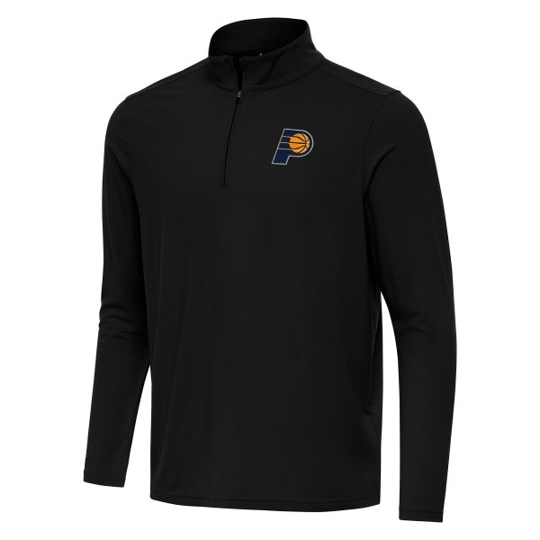 Antigua Indiana Pacers Black Trendy Intent Quarter Zip Top